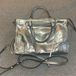 Rebecca Minkoff silver satchel